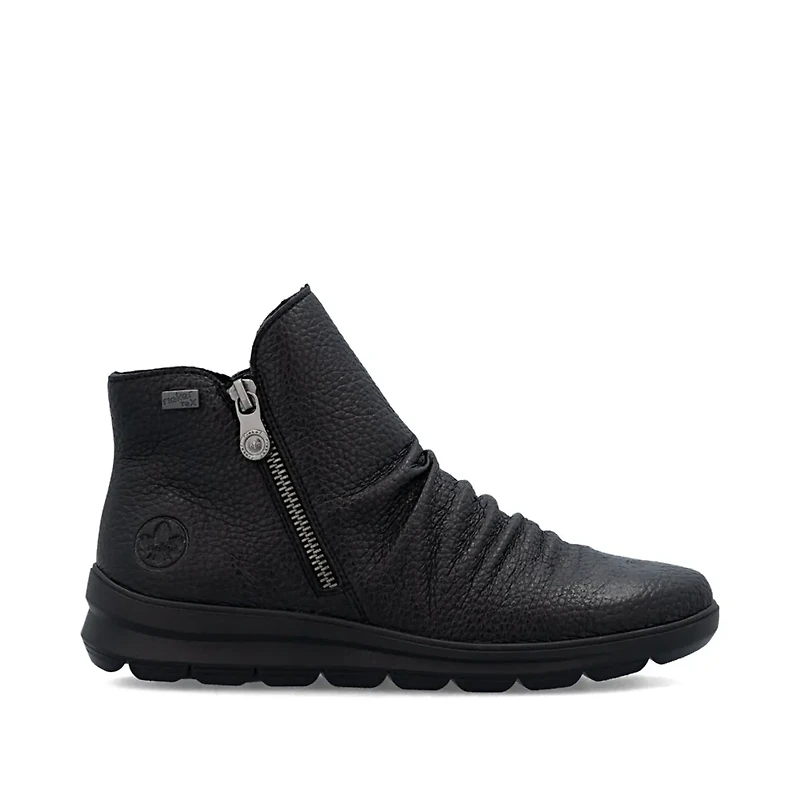 RIEKER Z0056-00 Double-Zip Bootie (Rouching)