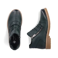 RIEKER 73553-54 Zip Bootie (Rouching)
