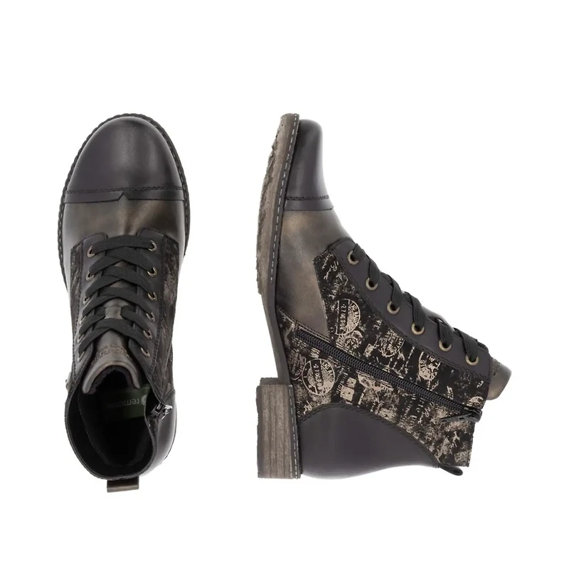 REMONTE D4381-03 Lace Bootie (Print)