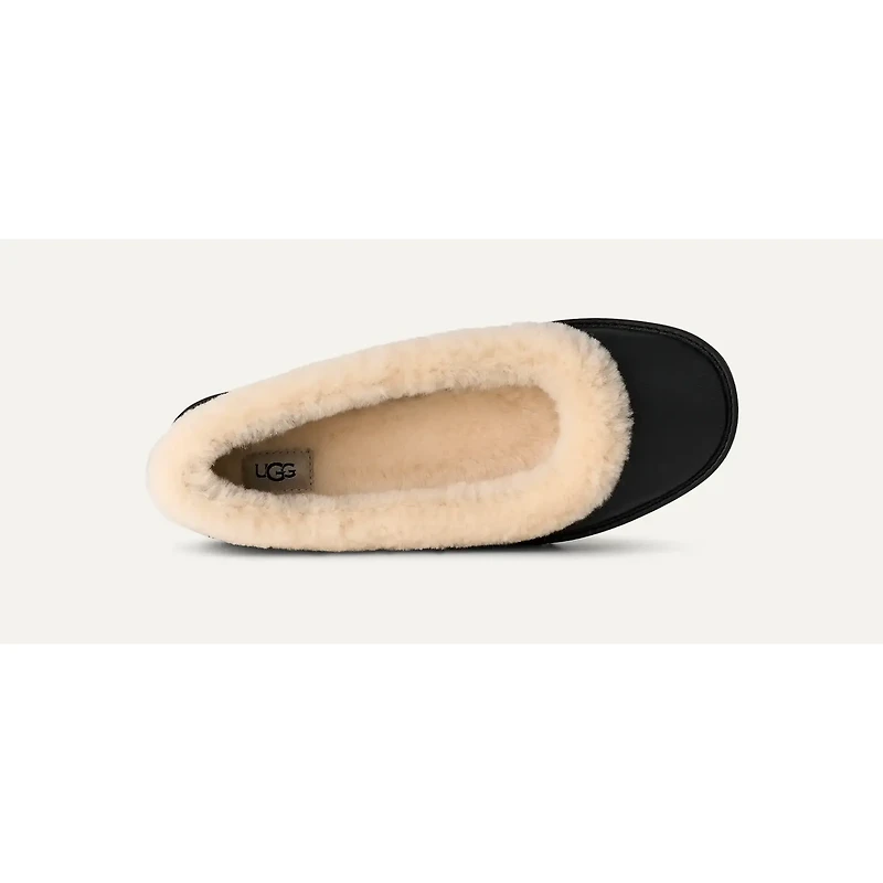 UGG 1178450 Zora Leather Ballet Flat BLK