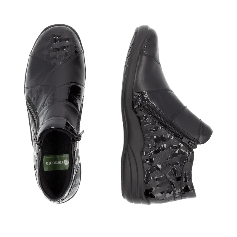 REMONTE R7674-04 Double-Zip Bootie