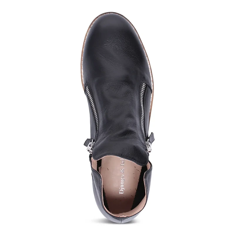DJANGO OhMy Bootie BLACK LEATHER