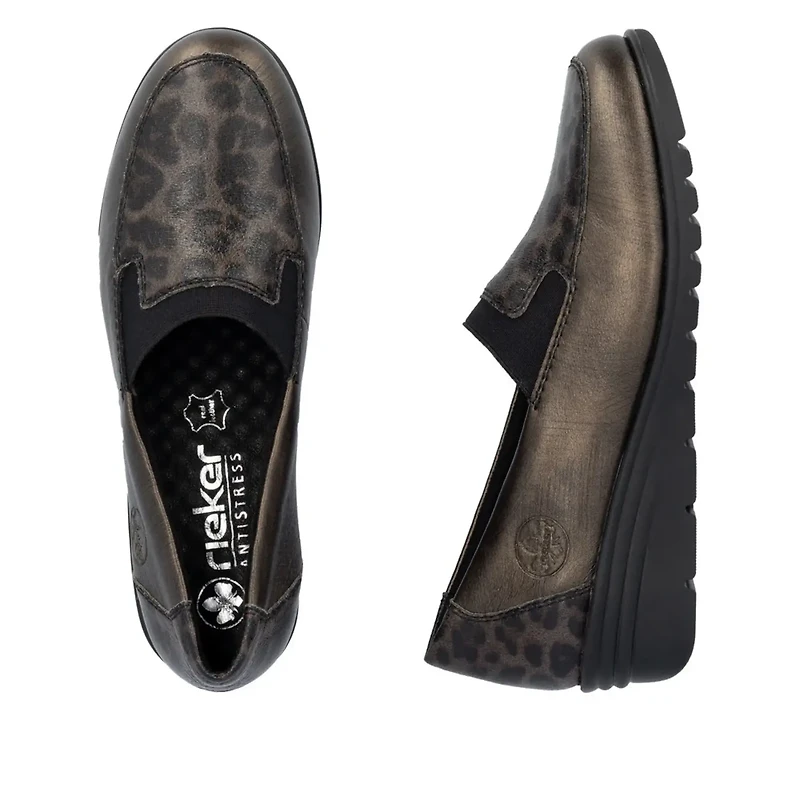 RIEKER L5351-90 Loafer Wedge