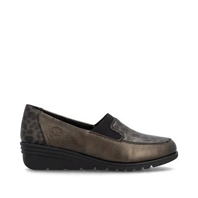 RIEKER L5351-90 Loafer Wedge