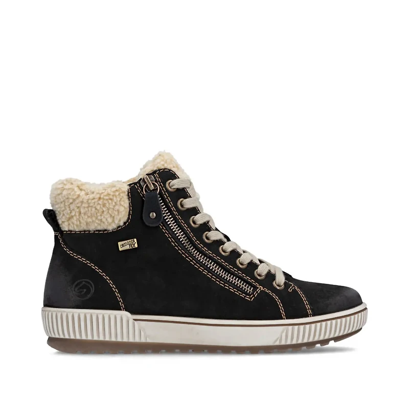 REMONTE D0770-03 Sneaker Bootie (Fluff Rim)