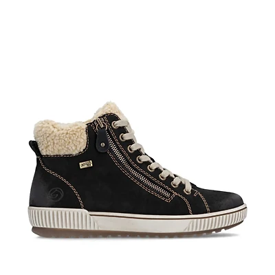 REMONTE D0770-03 Sneaker Bootie (Fluff Rim)