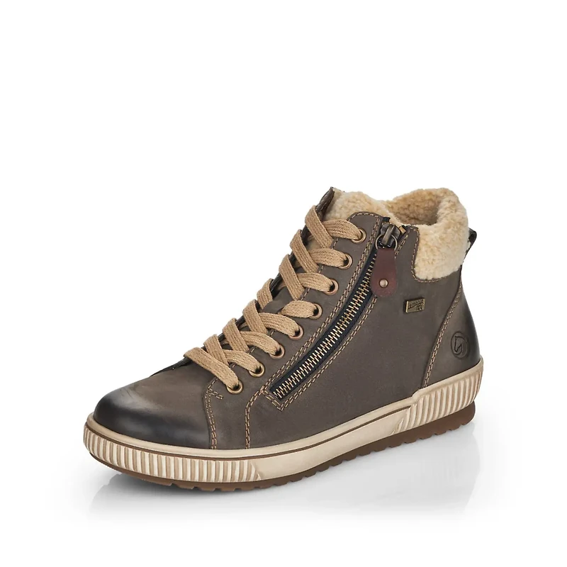 REMONTE D0770-45 Sneaker Bootie (Fluff Rim)