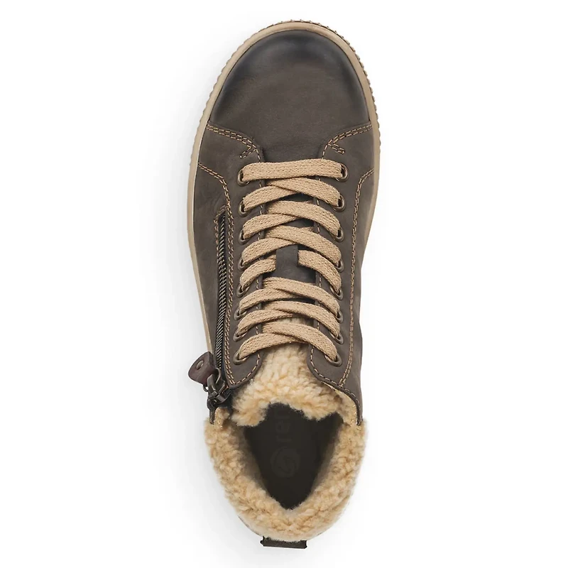 REMONTE D0770-45 Sneaker Bootie (Fluff Rim)