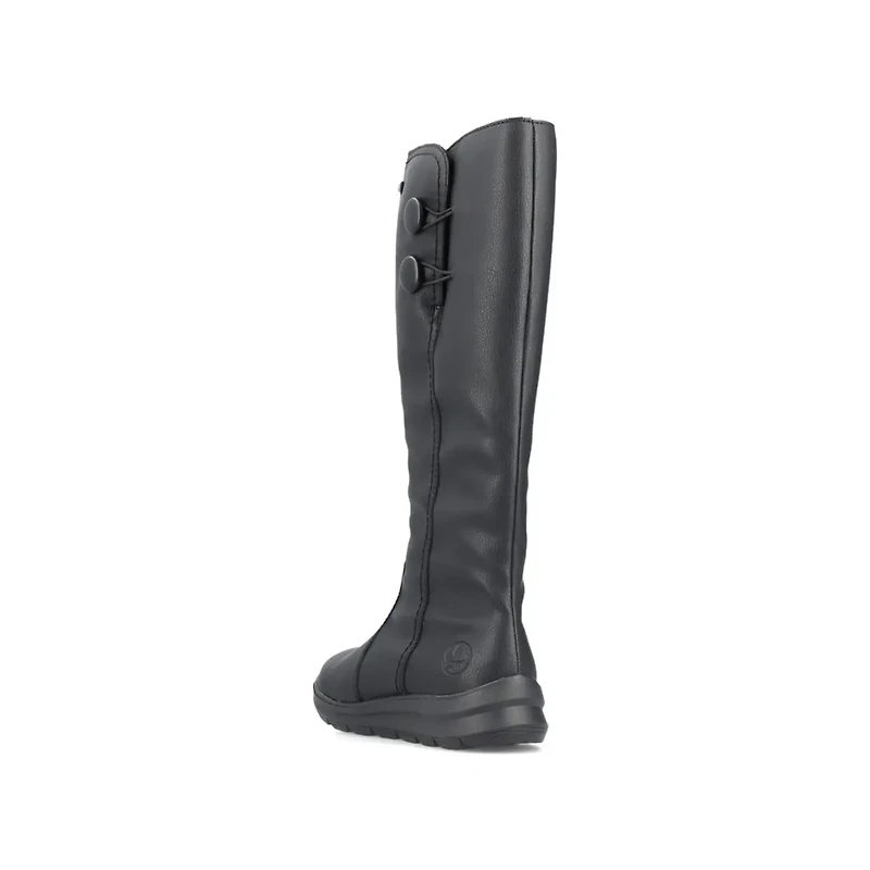 RIEKER Z0090-00 Tall Boot (Low Heel)
