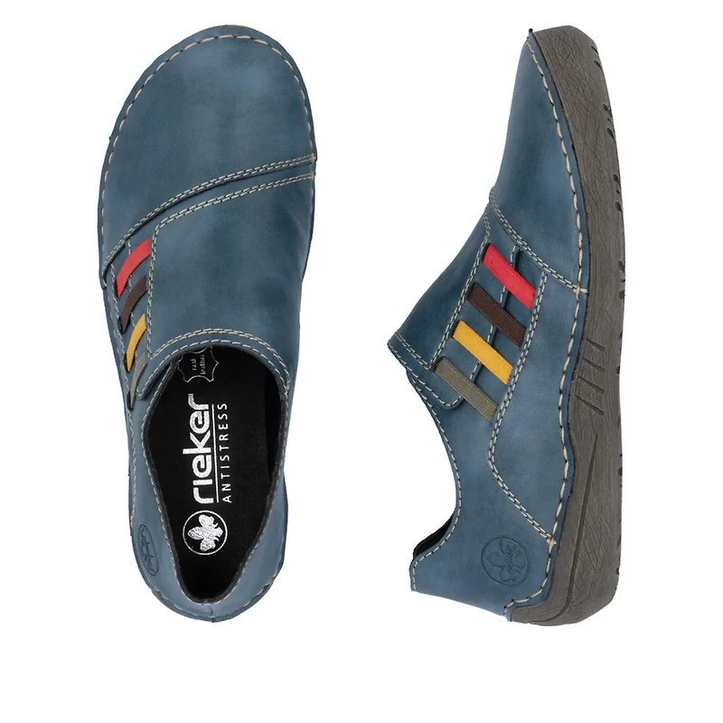 RIEKER 52560-14 Slip-On (Stripes)