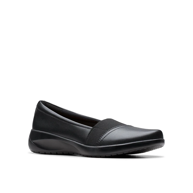 CLARKS Kaetlyn Rhea 26184320 Slip-On BLACK