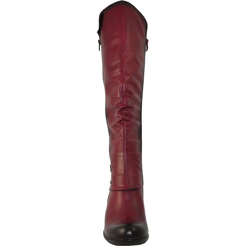 VANGELO SD7408 Tall Boot Folds BORDO
