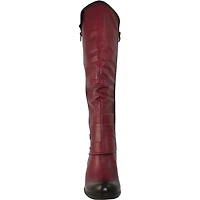 VANGELO SD7408 Tall Boot Folds BORDO