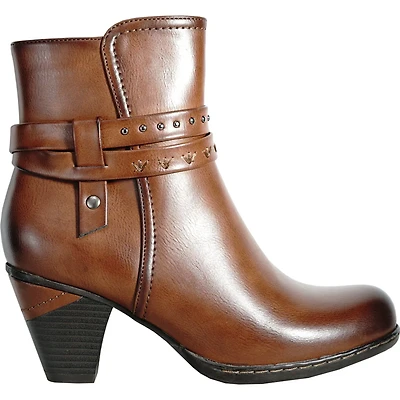 VANGELO HF5428 Heel Bootie BROWN