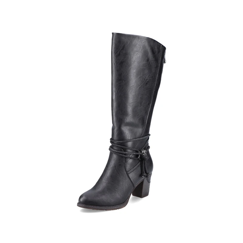 RIEKER 96059-00 Tall Heel Boot