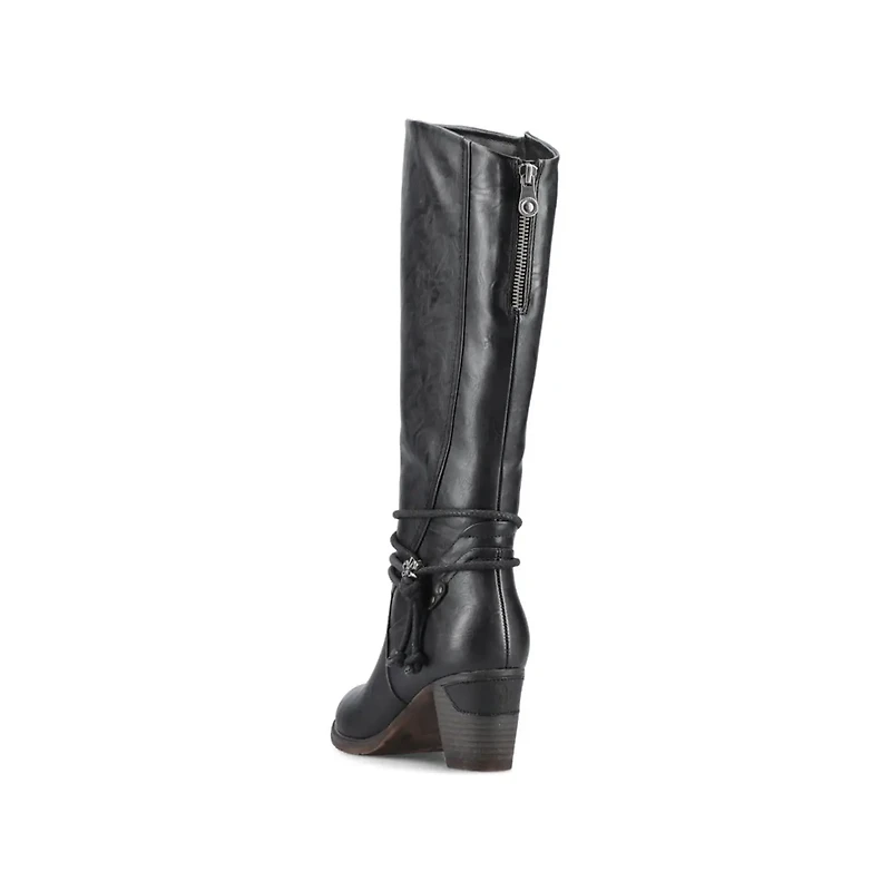 RIEKER 96059-00 Tall Heel Boot
