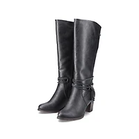 RIEKER 96059-00 Tall Heel Boot