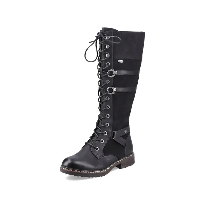 RIEKER 94732-00 Lace Tall Boot
