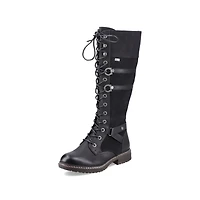 RIEKER 94732-00 Lace Tall Boot