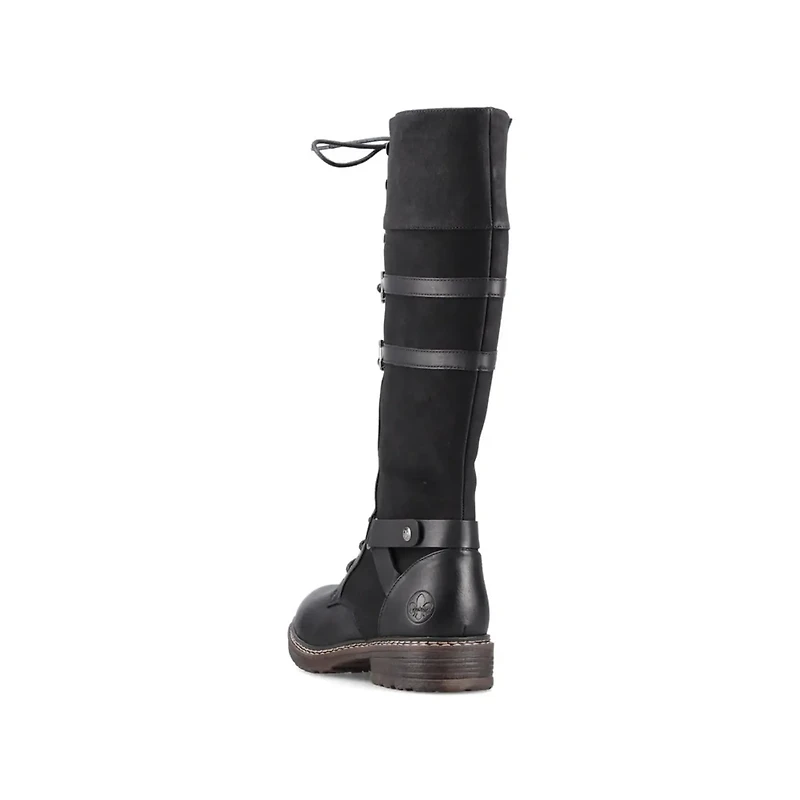 RIEKER 94732-00 Lace Tall Boot