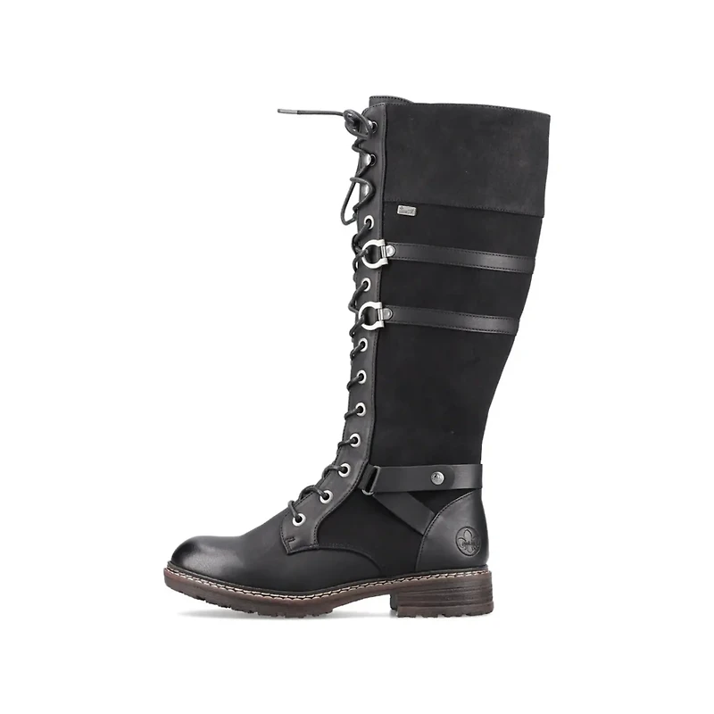 RIEKER 94732-00 Lace Tall Boot