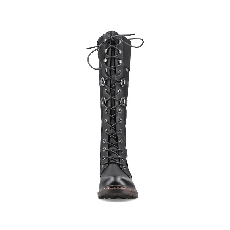 RIEKER 94732-00 Lace Tall Boot