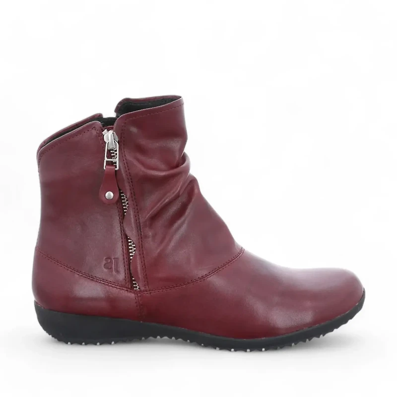 JOSEF SEIBEL Naly 24 Soft Bootie (Dbl Zip)- BORDO