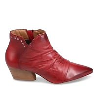 MIZ MOOZ Hally Heel Bootie (Studs) RED