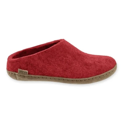 GLERUPS Slip-on (leather sole) - RED