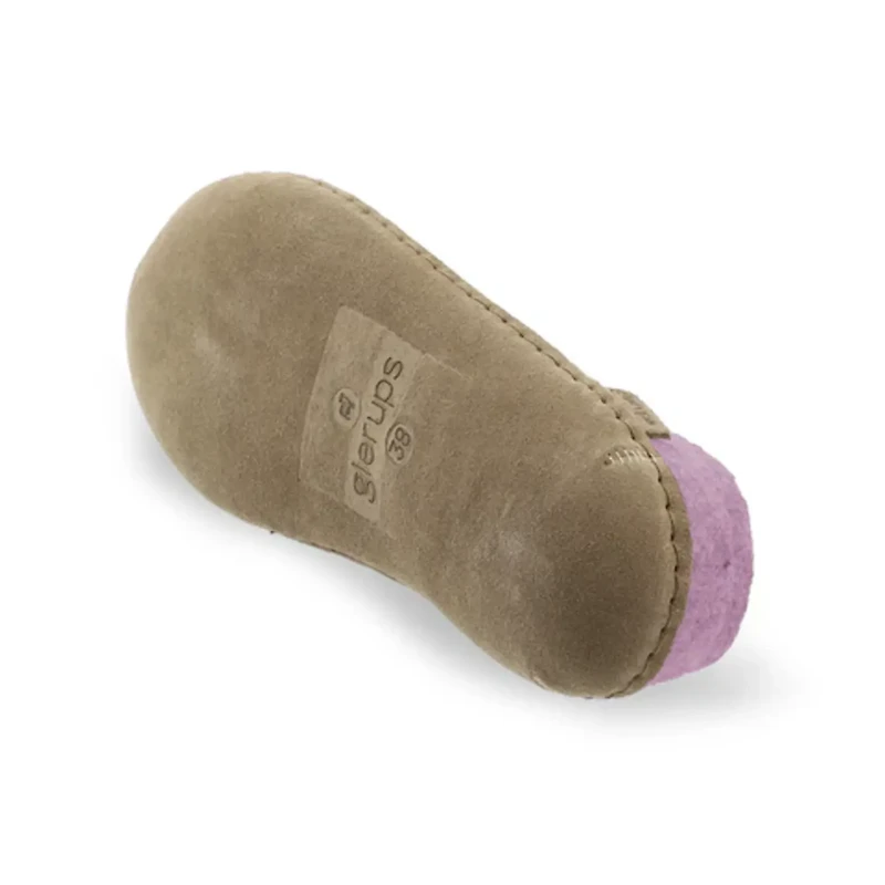 GLERUPS Slip-on (leather sole) - FLOWER