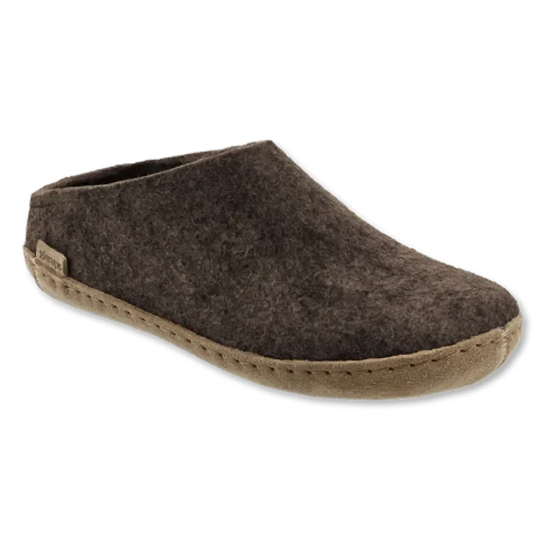 GLERUPS Slip-on (leather sole) - BROWN