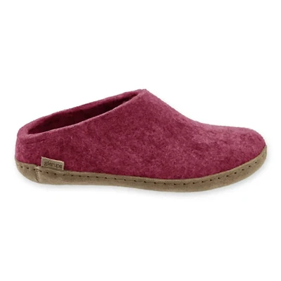 GLERUPS Slip-on (leather sole) - CRANBERRY