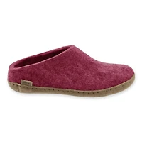 GLERUPS Slip-on (leather sole) - CRANBERRY