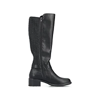 RIEKER 75490-00 Tall Boot (Stretch)