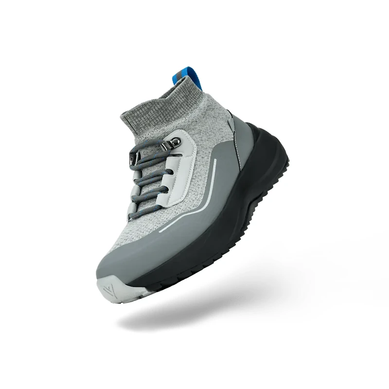 VESSI Women's Stormburst High Top MID GREY/BLACK