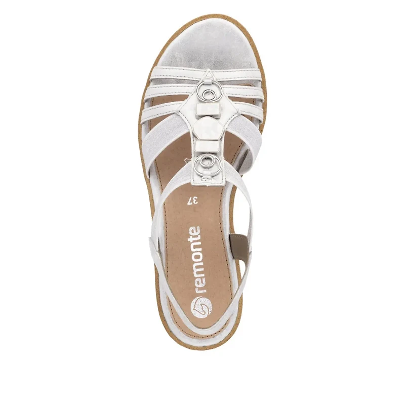 REMONTE R6264-92 Wedge Sandal (Strappy)