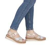 RIEKER V7951-90 Sandal Bk-Strap
