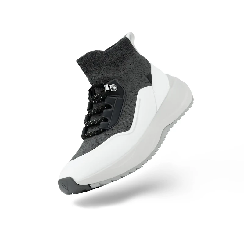 VESSI Men's Stormburst High Top DARK GREY/WHITE