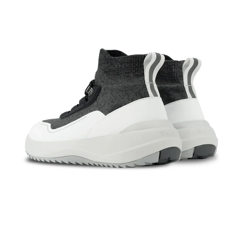 VESSI Women's Stormburst High Top DARK GREY/WHITE