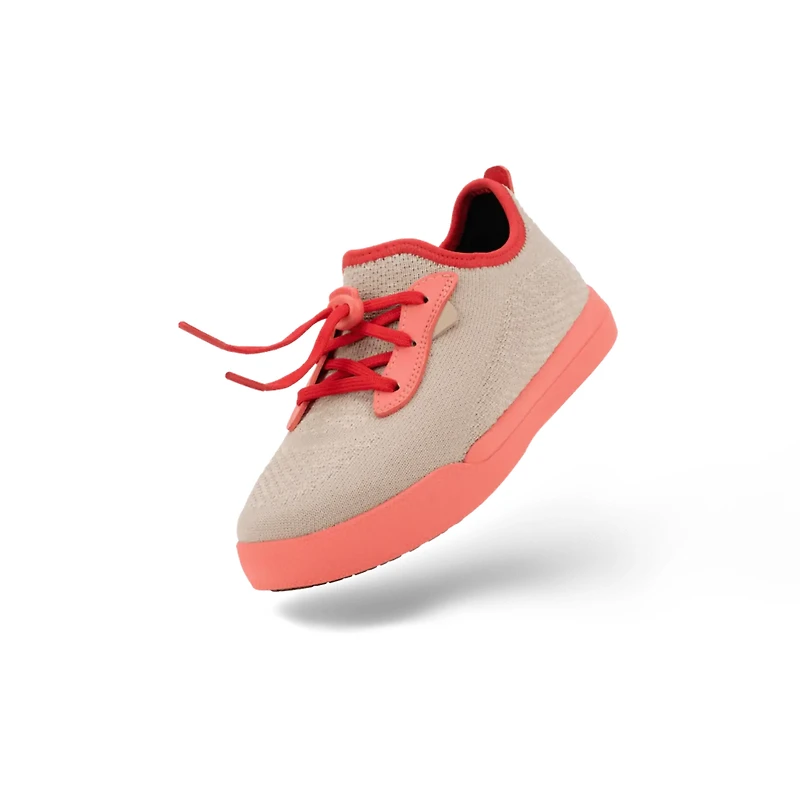 VESSI Kids Weekend Sneaker SANDWASH/HYPERPINK