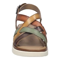J SEIBEL Sevran 07 Crossover Sandal GREEN