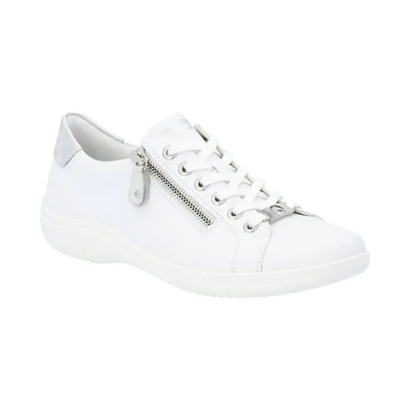 REMONTE D1E03-81 Lace Sneaker (White Sole)