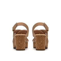 CLARKS Nerisa Grace Wedge 26187245 SAND