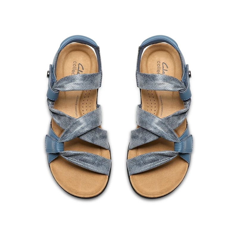 CLARKS Laurieann Bell Bk-Strap 26187045 BLUE