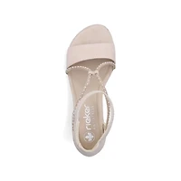RIEKER 64654-31 Dress Strappy Sandal Low-Heel