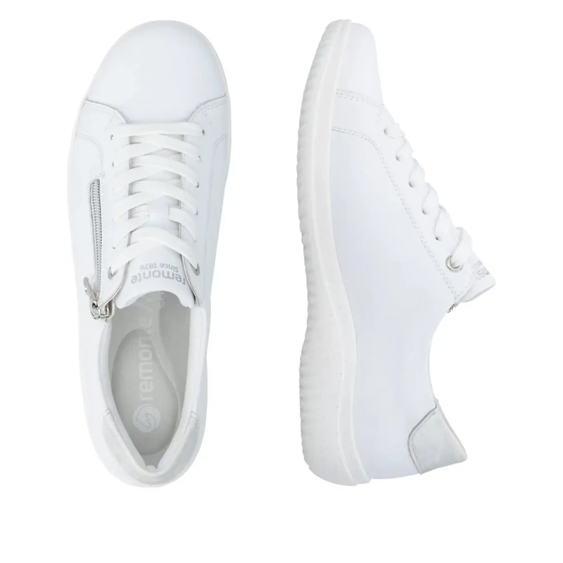 REMONTE D1E03-81 Lace Sneaker (White Sole)
