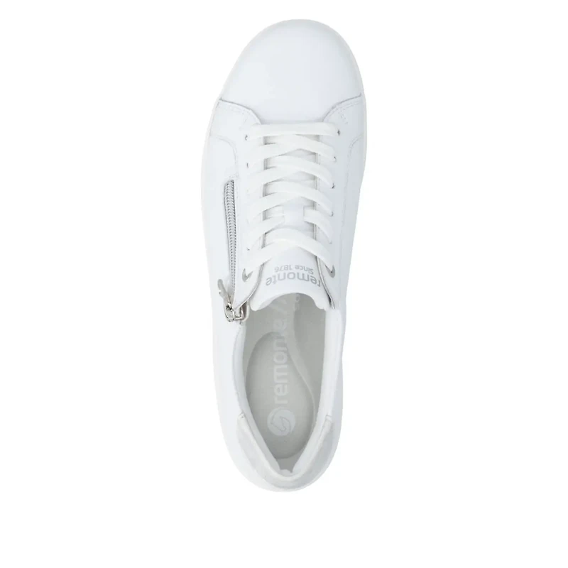 REMONTE D1E03-81 Lace Sneaker (White Sole)