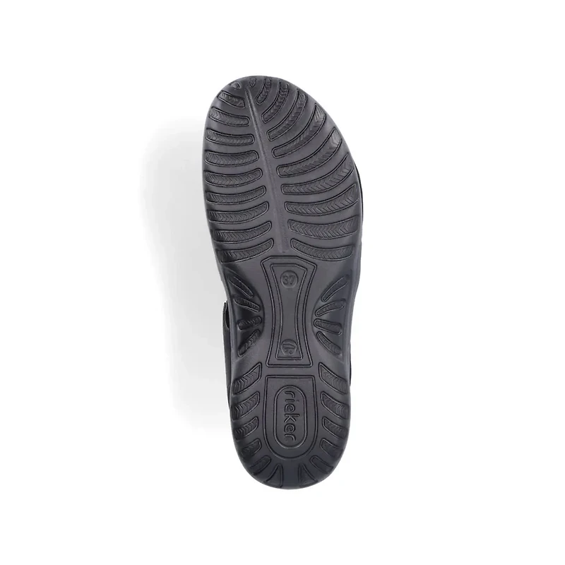 RIEKER 64870-00 Velcro Sandal (Thin Bands)