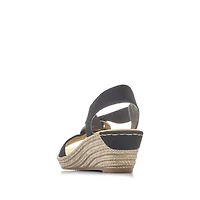 RIEKER 624H6- Wedge Sandal (Coin