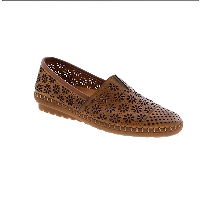 VOLKSWALKERS 1554 Wedge Slip On (High Vamp) BROWN